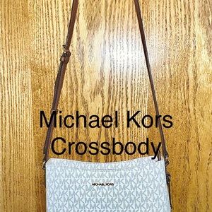 Michael Kors White Crossbody Bag